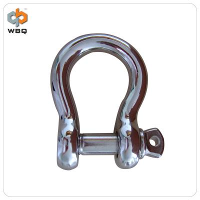 China Lifting Pads Around Pin Bow Shackle Lifting Shackle for sale