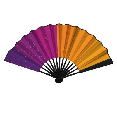 China Good Quality Large Natural Handmade Bamboo Wedding Hand Fan Customized for sale