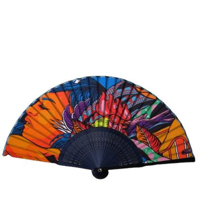 China Quality Natural Handmade Price Guaranteed Suitable Gift Crafts Portable Hand Held Hand Fan for sale