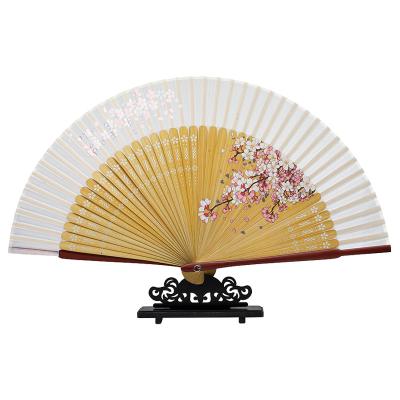 China Japanese Style Custom Made Bamboo Fan Natural Handmade Professional Gifts Handwork Making for sale