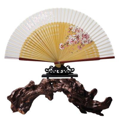 China Natural Handmade Professional Cheap Handicraft Gifts Japanese Style Custom Made Bamboo Fan for sale