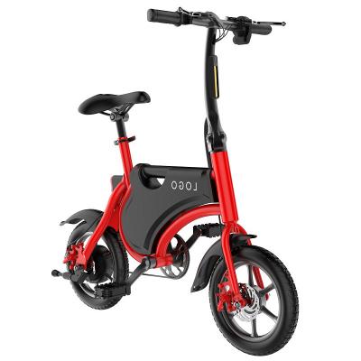 China Aluminum Alloy Folding Bicycle 48v 500w Electric Adult eBike 14inch Wheel Mini Powerful Men Wome Mid Scooter Electric Mtb Drive Road for sale