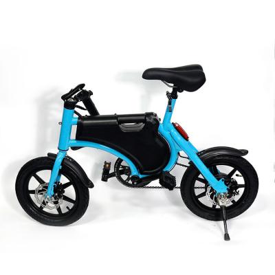 China Aluminum Alloy Folding Bicycle 500w 48V 7.5ah Fat Tire Mountain Electric Bike Lithium Battery Adult Bikes 14inch Foldable e Bike for sale