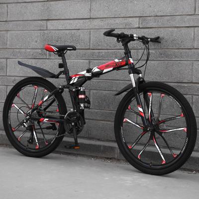 China Adult Recycling Steel Frame 26 Gravel Exercise Gift Sports Mountain Bike Teenage Foldable Speed ​​Bike 21 17 1pcs for sale