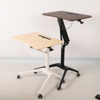 China NATE Wholesale ODM Adjustable Size OEM Ergoomic Sit Stand Gas Spring Pneumatic Adjustable Table (Height) for sale