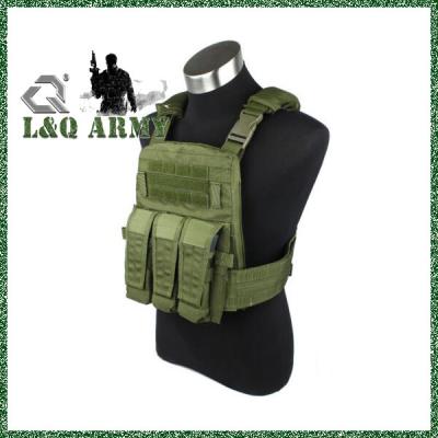 China Adaptive Vest Tactical Combat Plate Carrier Hunting Duty 1000D OD for sale