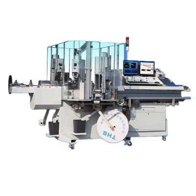 China Wire Processing Machine HBQ-804 Fully Automatic Crimping Wire Processing CE Approved Cut / Crimp To Crimp / Seal Loading CN; HACINT HEN for sale