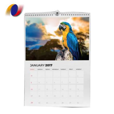 China paper & Custom Design Overseas Colorful Calendar Cardboard Fancy Wall Calendar Printing for sale