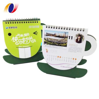 China Advertising Board Printing Paper Desktop Calendar Custom Creative Advertising Promotional Printing for sale