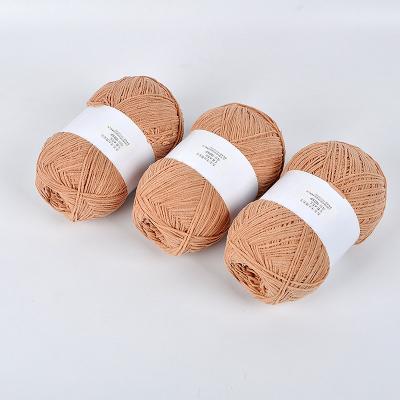 China Ring Spun Chenille Yarn Gold Wool Hand Knitting Yarn Scarf Wholesale Line Crochet Material Package Chenille Yarn for sale