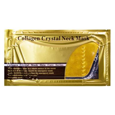 China Anti-wrinkle Gold Anti Wrinkle Best Neck Firming Mask Collagen Crystal Neck Mask for sale