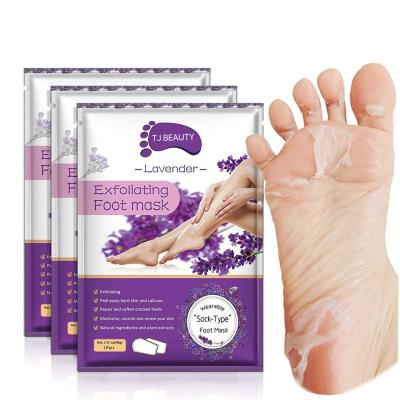 China Anti-wrinkle Peeling Exfoliating Foot Mask Feet Mask Remove Dead Skin Cuticles Heel Foot Care Pedicure for sale