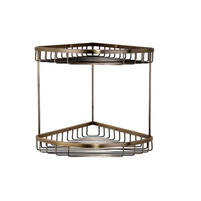 China China Supplier Metal Shampoo Rack Metal Bathroom Accessories Living Room Corner Shelf With Wholesale Price for sale