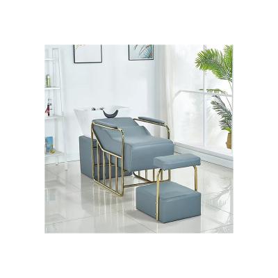 China Hot Shampoo Salon Shampoo Bed Massage Scalp Spa Shampoo Chair Sink Wash Chair for sale