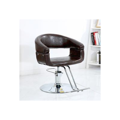 China Through Rotation Salon Chair Beauty Salon Equipment Hot Selling Modern Barber Chair for sale