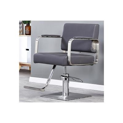 China Up and Down Rotating Barber Shop Chair Up and Down Rotating Hydraulic Barber Chair Salon Furniture for sale