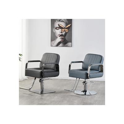 China Through Rotation Salon Chair Beauty Salon Equipment Hot Selling Modern Barber Chair for sale