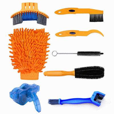 China Custom Bicycle Cleaning Tool Kits Chain Remover Tire Sweeps Road Mountain Bike Cleaning Chain Highly Effective Cleaners Sets HL-688865 for sale