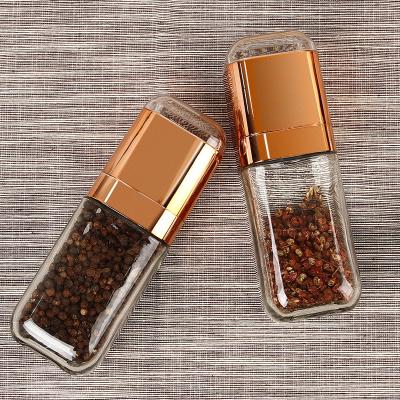 China 2021 Viable Hot Selling Mill Grinder Wholesale Kitchen Gold Salt and Pepper Grinder for sale