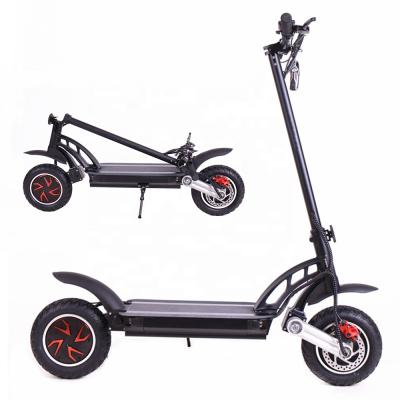 China Hot Selling Unisex 10 Inch Foldable Folding Powered Off Road Electric Scooter For Adult for sale