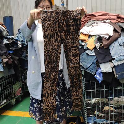 China Fashionable Used Clothing Ladies Legging Used Clothing New Jersey Second Hand Clothing Bulk for sale