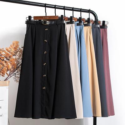 China Anti-static women's short ladies skirts skirts 2019 women's high waist ladies' modest skirt for sale