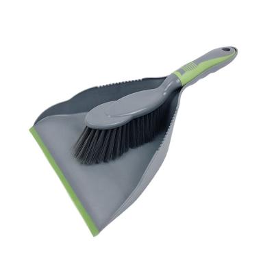 China Eco-Friendly Dustpan Eco-friendly Plastic Short Handle And Playbrush, Dustpan With Brush, PP Pad And PET Bristle Dustpan And Playbrush for sale