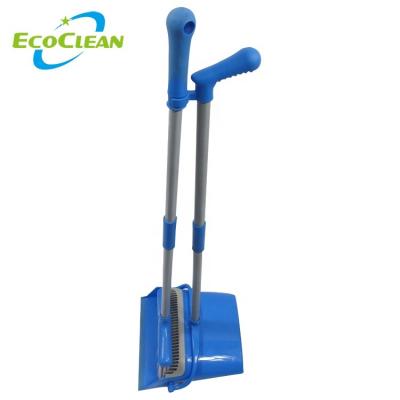 China EcoClean Factory BSCI Household Wind Proof Floor Lobby Dustpan and Outdoor Cleaning Broom Set for sale