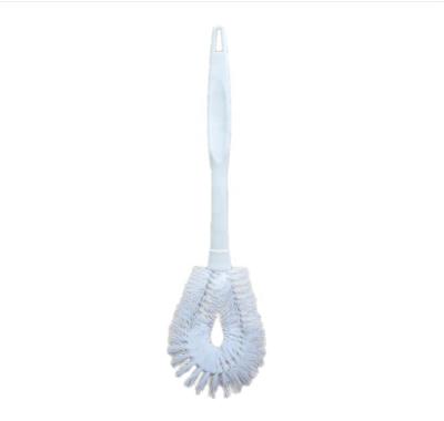 China Sustainable Plastic EcoClean Toilet Wire Brush , Long Handle Toilet Brush for sale