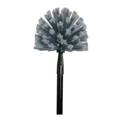 China EcoClean Viable Round Telescopic Handle Ceiling Cobweb Cleaning Brush, Cobweb Brush Head for sale