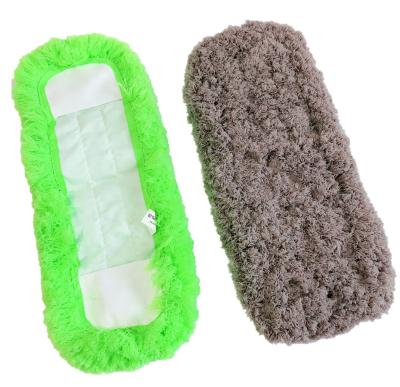 China EcoElean Sustainable Floor Cleaning Microfiber Flat Chenille Mop, Pocket Flip Mop, Washable Mop Pad Microfiber Replacement for sale