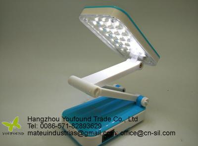 China PP-666S Solar Panel Plastic Table Lamp LED Reading Lamp for sale