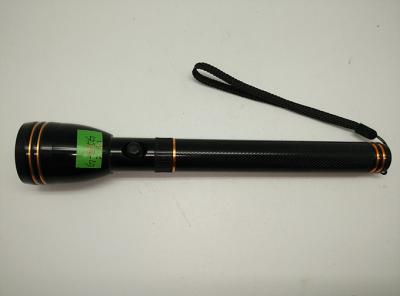 China G-815G 2 AA Batteries Matal Rechargeable LED Torch Flashlight for sale