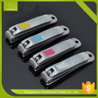 China Brushed Stainless Steel Pearl Nickel Plated Finger or Toe Nail Clipper for sale