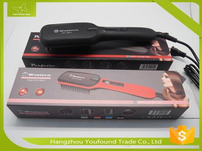 China LT-100A New Style Hair Beauty Electric PTC Heater Hair Straightener Brush for sale