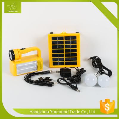 China BN-5814 Solar Power Rechargeable Emergency Light Torch Solar System for sale