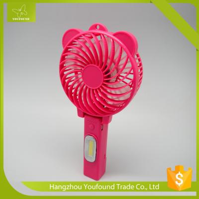 China BS-5501C COB Light  Mini Fan Portable Rechargeable Li-ion Battery Fan for sale