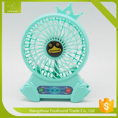 China BS-6660 Rechargeable Lithium Battery Operated Mini Table Fan for sale