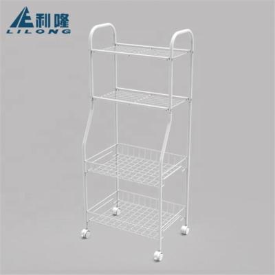 China Home Sustainable Steel Powder Coating Restaurant Kitchen Microwave Rack Shelf for sale