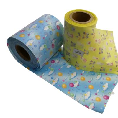 China Manufacture Supply Raw Material Printed Knitted Magic Loop Front Tape For Diaper for sale