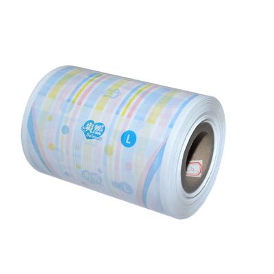 China Breathable sheet waterproof high quality back pe film for baby diaper sanitary napkin pe film for sale