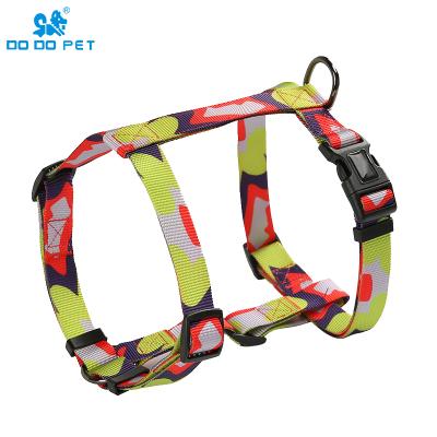 China H-Adjustable Pet Dog Harness High Quality Reflective Luxury Vest Harness Adjustable Pet Harness for sale