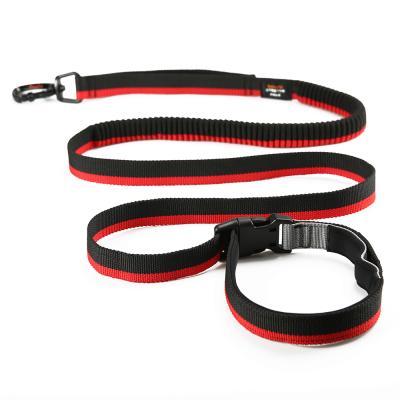 China Customized Hands Free Pet Leash High Quality Nylon Explosion Proof Outdoor Use Leash Collar Dog Leashes for sale