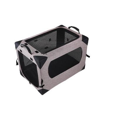 China Wholesale Viable High Quality Nylon Folding Dog Cage Brand Pet Carrier Bags Pet Travel Breathable Bag for sale