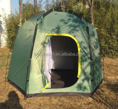 China Factory direct double-layer hexagonal waterproof tents outdoor camping tent-speed automatic folding tourism, camping tents for sale