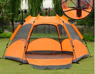 China 6Person waterproof outdoor tent, cabin camping tent, instant set up camping tent for sale