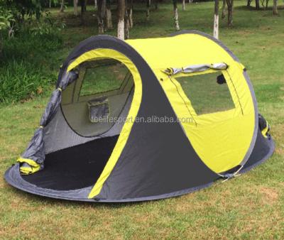 China Waterproof Cheap Easy Installation One Touch Noise UV-Resistant Camping Tent for sale