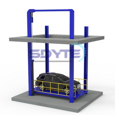 China 4 Post Heavy Duty Hydraulic Car Lift Platform Car Parking Lifter With Good Price Car Lift Platform 3000kg for sale