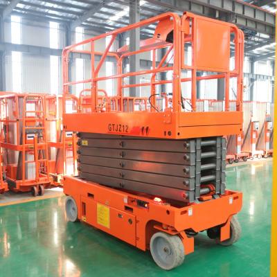 China Building Material Shops High Quality Manufacturer Aerial Work Platform Self Propelled Scissor Lift Mobile Scissor Lift for sale