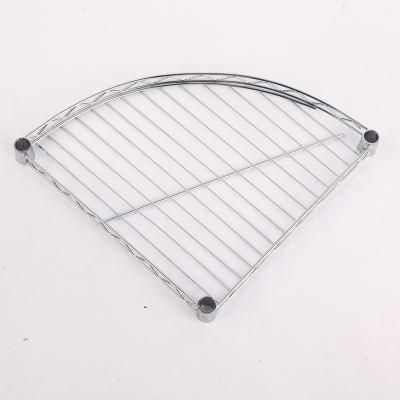 China HKJ Helix Shaped Shelf Single Mesh Storage Corner Rack Household Space Shelving Eco-friendly Hot Sale Eco-Friendly for sale